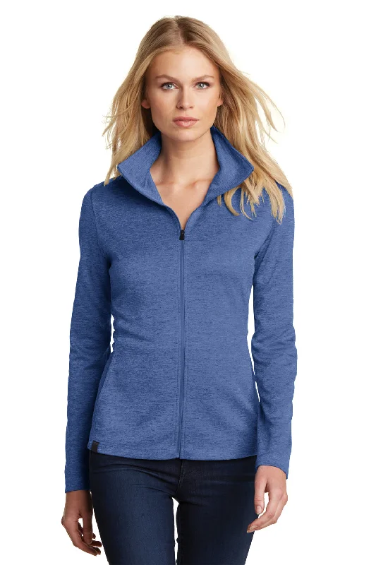 Ogio Womens Pixel Moisture Wicking Full Zip Sweatshirt - Optic Blue