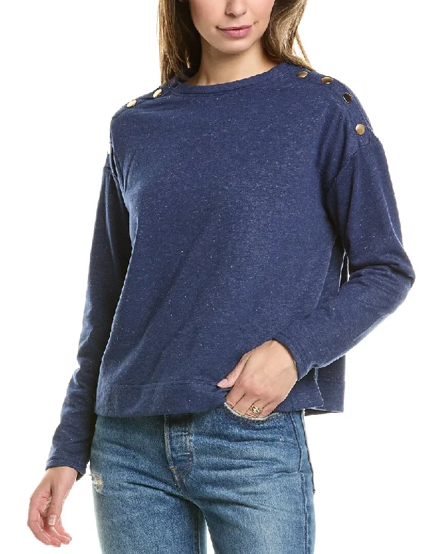 Nanette Lepore PLAY Snap Trim Pullover