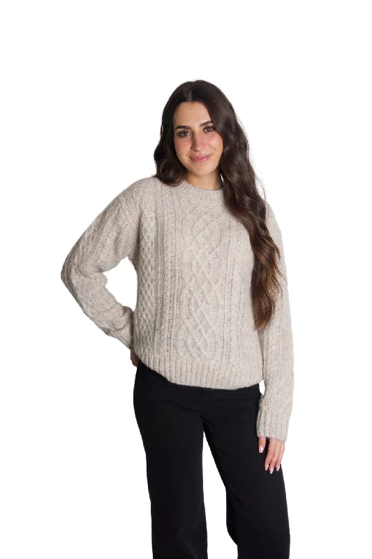 Willow Fisherman Sweater in Aspen