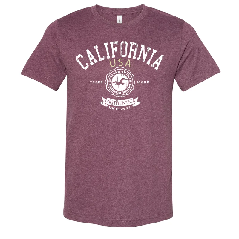 California Vintage Genuine Article Asst Colors Sueded Tee