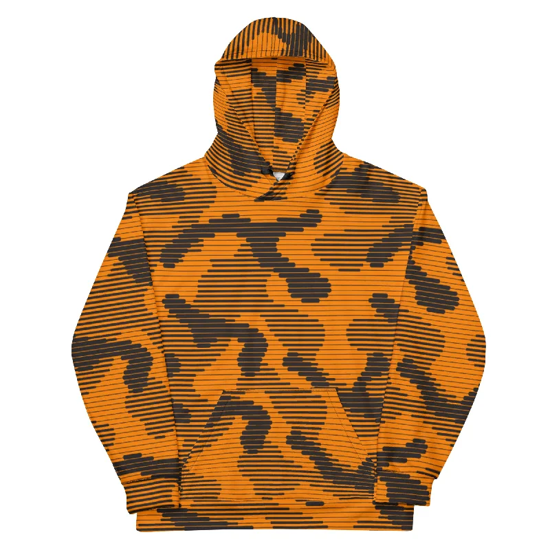 Digital Camouflage Blaze Orange Hoodie