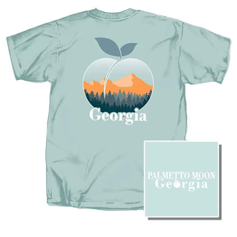 Georgia Mountain Peach Short Sleeve T-Shirt