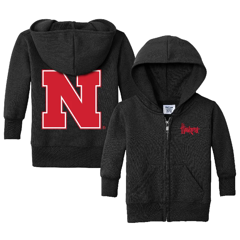 Nebraska Cornhuskers Logo Infant Full-Zip Sweatshirt