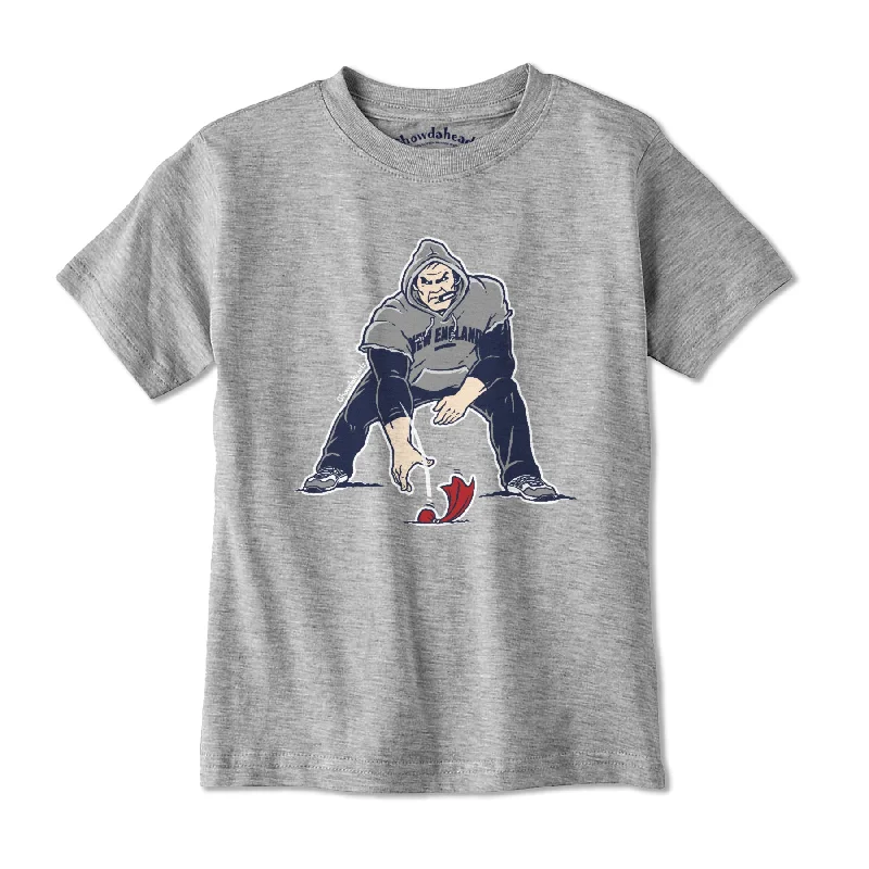 Three Point Stance Coach Belichick Youth T-Shirt