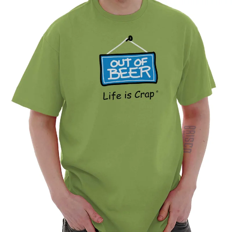 Out Of Beer Sign T-Shirt