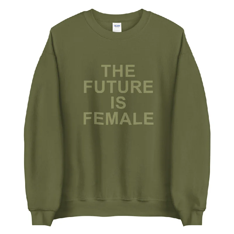 THE ESSENTIAL UNISEX SWEATSHIRT MILITARY GREEN