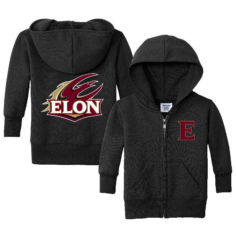 Elon Phoenix Logo Infant Full-Zip Sweatshirt