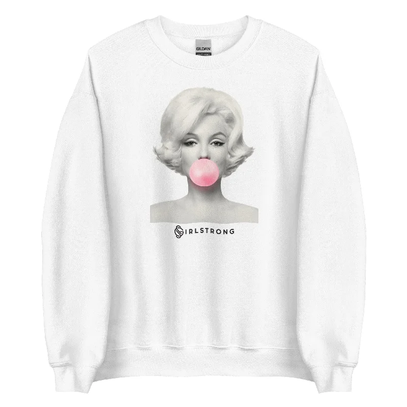 THE ESSENTIAL UNISEX SWEATSHIRT WHITE MARILYN MONROE