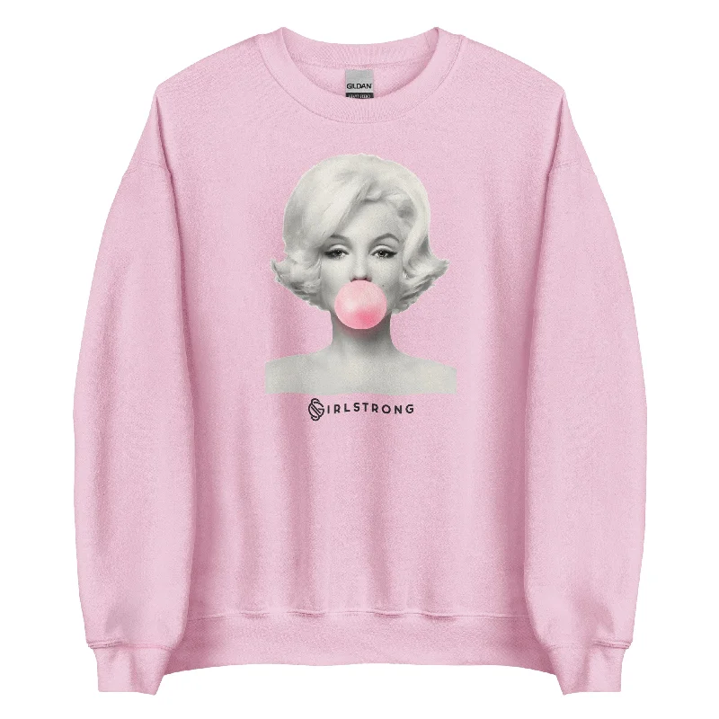 THE ESSENTIAL UNISEX SWEATSHIRT PINK MARILYN MONROE