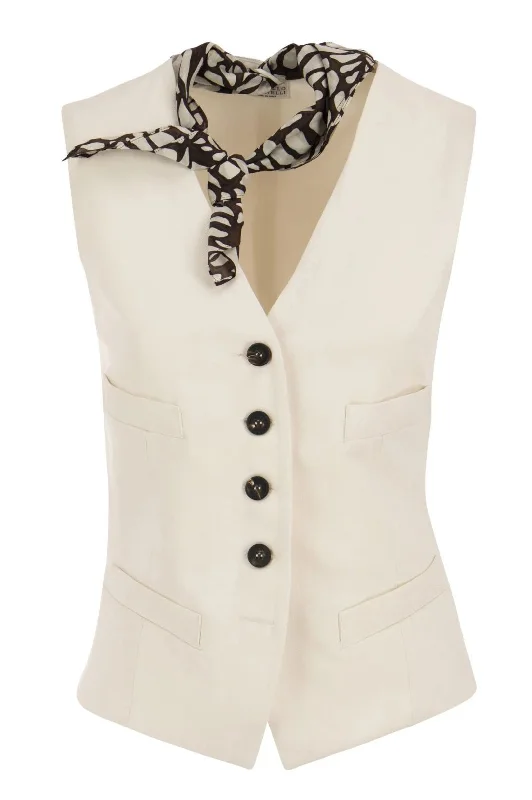 Buttoned Vest