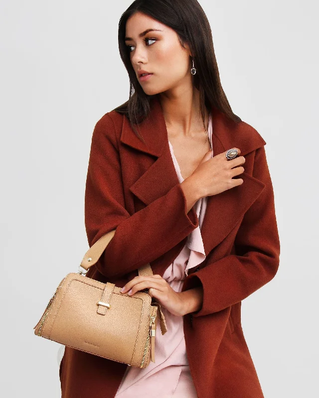 NEW FIT Ex-Boyfriend Wool Blend Oversized Jacket - Caramel