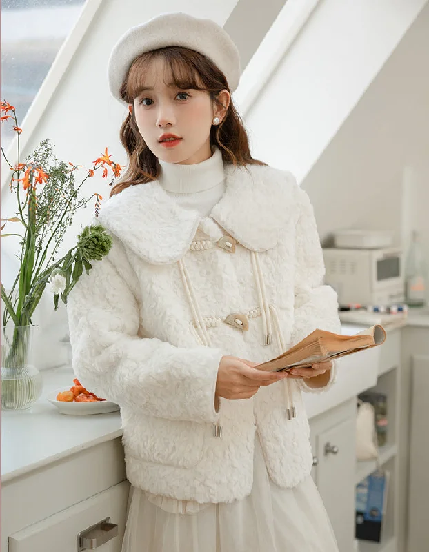 Little Lamb Teddy Coat (2 Colors)