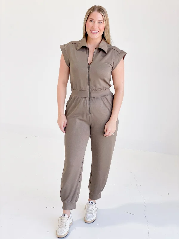 Profile Jumpsuit - Mocha