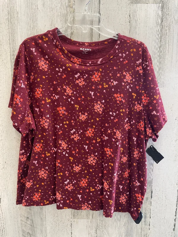 Pink Top Short Sleeve Old Navy, Size Xxl