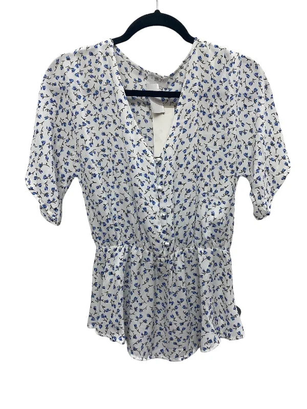 Top Short Sleeve By Sienna Sky In White, Size: S