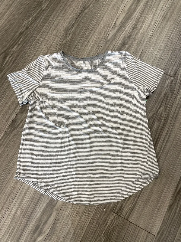 Top Short Sleeve By So In Striped Pattern, Size: Xl