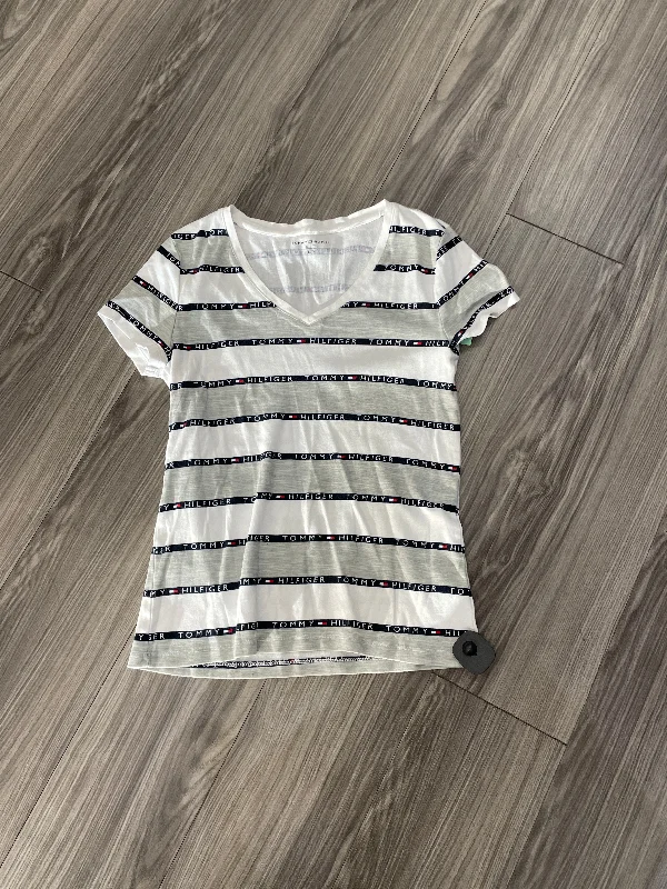 Top Short Sleeve By Tommy Hilfiger In Multi-colored, Size: L