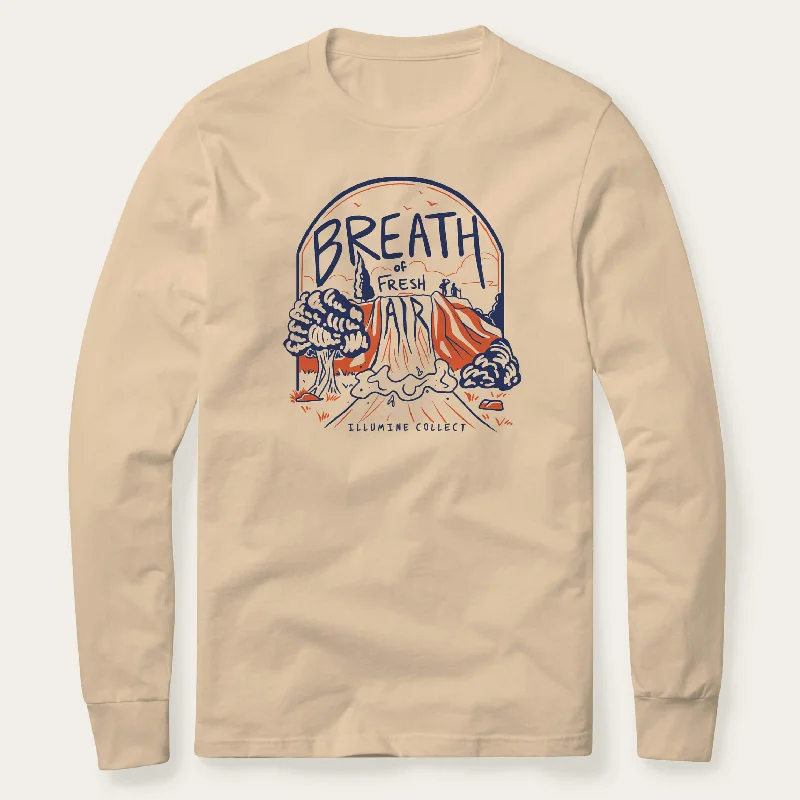 Breath of Fresh Air Long Sleeve - Sand Dune