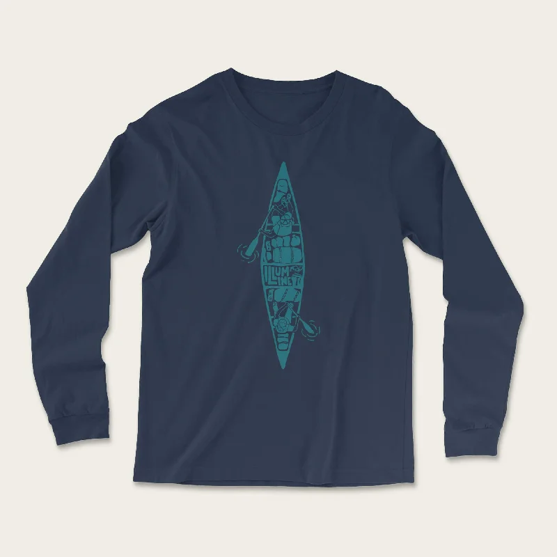 Canoeing Days Long Sleeve - Heather Navy