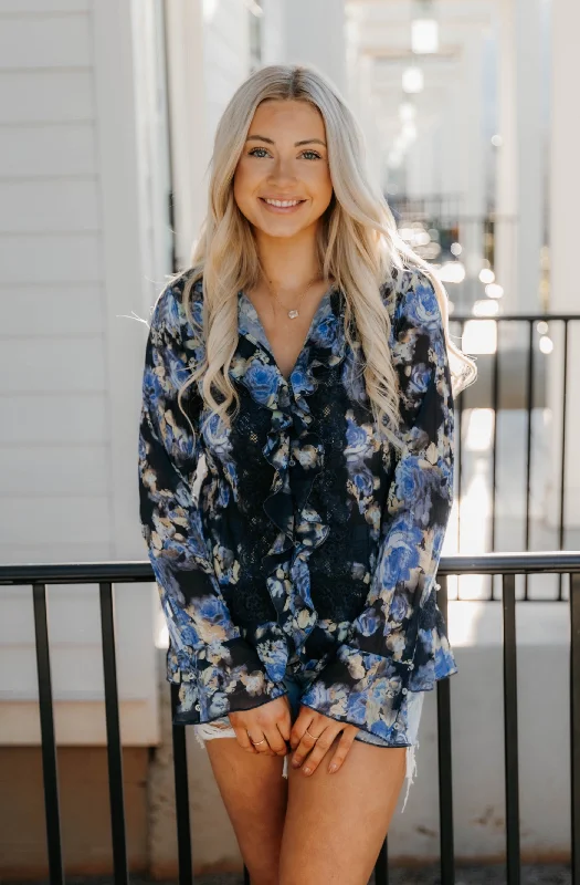 Free People Bad At Love Printed Blouse - Final Sale 25% off in cart