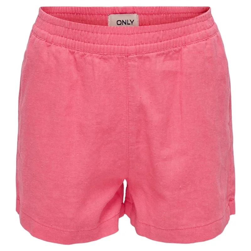 Kids ONLY Camellia Rose Caro Hør Pull-up Shorts