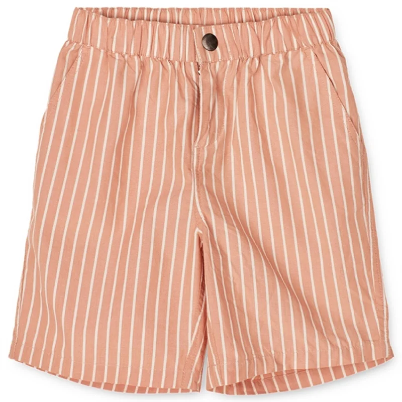 Liewood Monori Y/D Stripe Shorts Y/D Stripes Tuscany Rose/Creme De La Creme