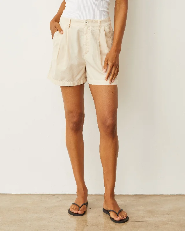 Mini Corduroy Pleated Shorts