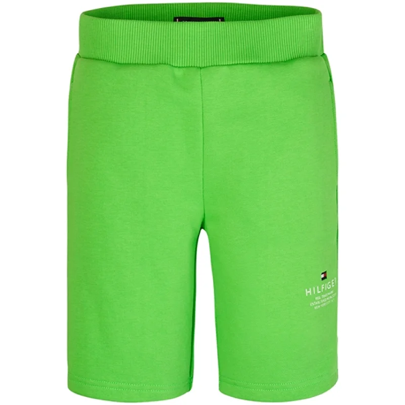 Tommy Hilfiger Logo Sweat Shorts Spring Lime