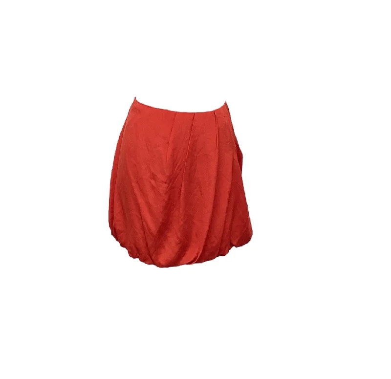 Women's Silk Red Skort 16x14