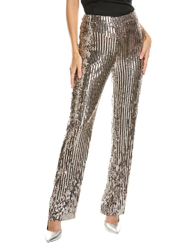 Badgley Mischka Sequin Bootleg Pant